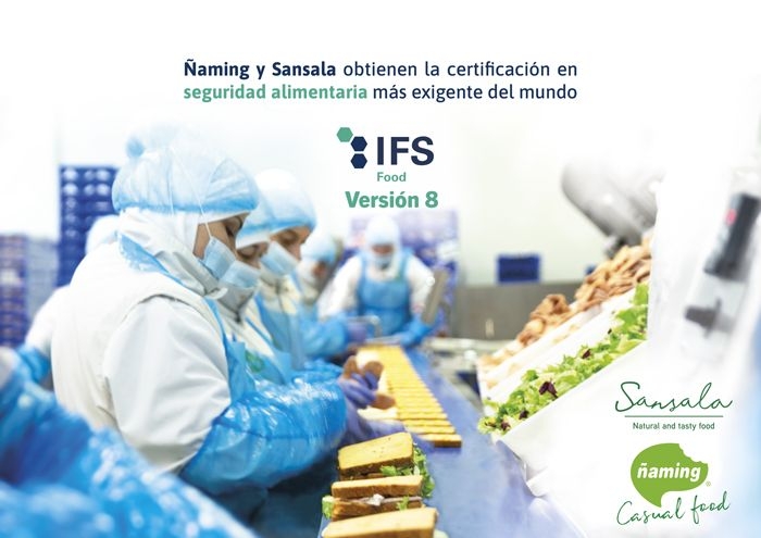 El palmarés de certificaciones de Ñaming: El proveedor logra la certificación IFS 8