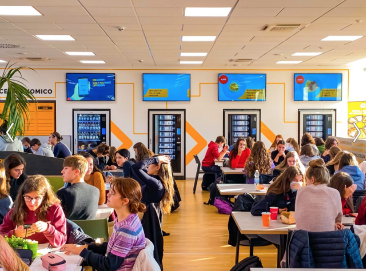 El vending, el nuevo servicio de cafetería en centros educativos y juveniles