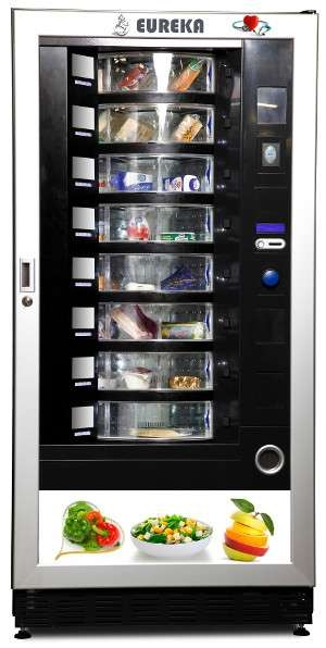 Eureka Vending comienza el lanzamiento de su máquina con software de control de la dieta de cada usuario