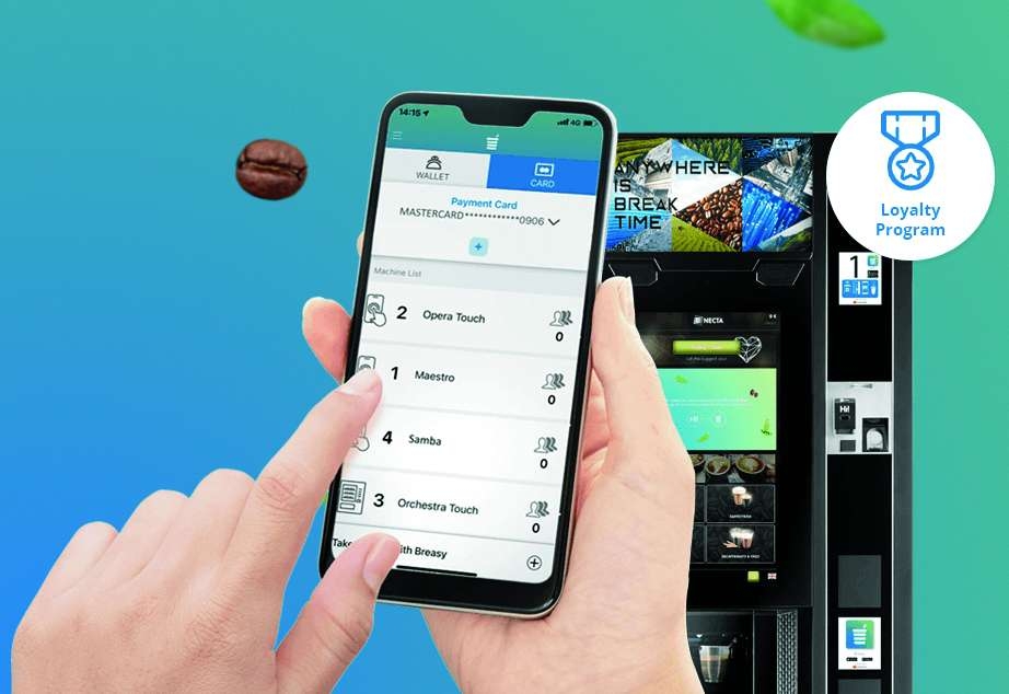 ¿Fidelizar a los usuarios de vending de forma automática y remota? Breasy lo consigue