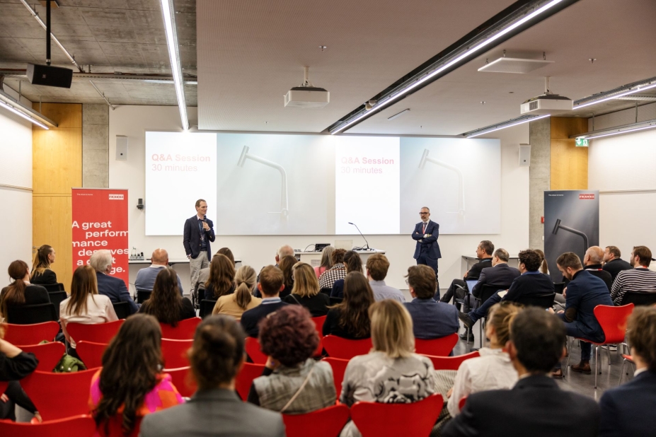 Franke deslumbra en su evento Iinternacional de presentación en Suiza Franke deslumbra en su evento Iinternacional de presentación en Suiza