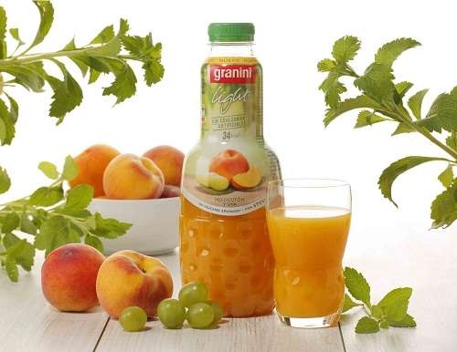 Granini lanza su nuevo Melocotón con sabor a stevia, el cuarto producto de la gama Light Granini lanza su nuevo Melocotón con sabor a stevia, el cuarto producto de la gama Light