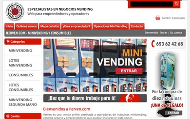 Ilerven pone en marcha una web para la venta de máquinas y consumibles 