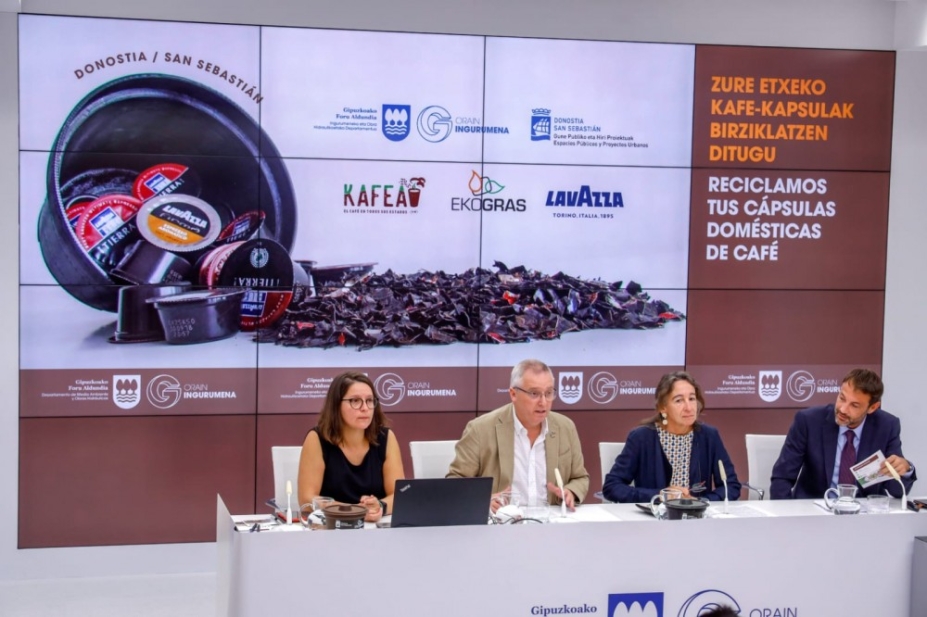 Un proyecto de Lavazza reciclará cápsulas de café en San Sebastián Un proyecto de Lavazza reciclará cápsulas de café en San Sebastián