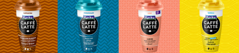 Kaiku Caffè Latte da el salto al vending y las tiendas de conveniencia