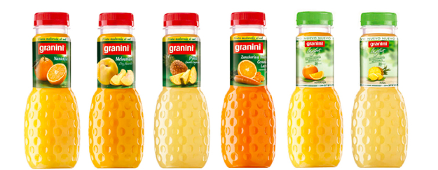 La hidratación frutal para llevar, por granini La hidratación frutal para llevar, por granini