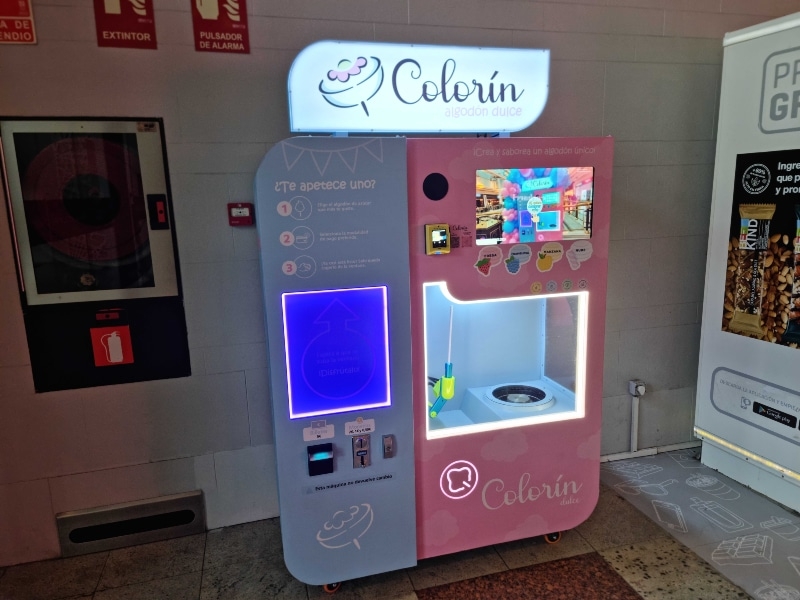 La nueva tendencia en TikTok: máquinas expendedoras de algodón de azúcar La nueva tendencia en TikTok: máquinas expendedoras de algodón de azúcar