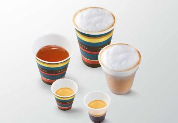 La posibilidad de ofrecer un tamaño de taza para cada bebida