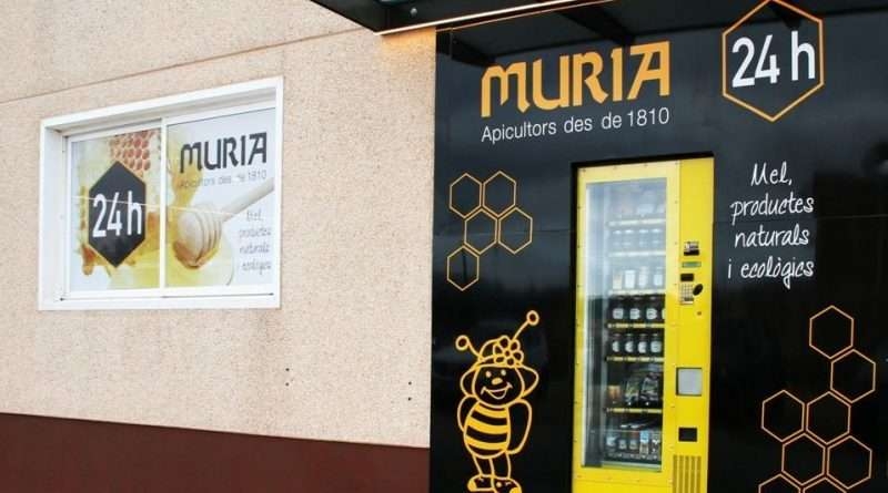 La primera máquina de vending de miel llega a España La primera máquina de vending de miel llega a España