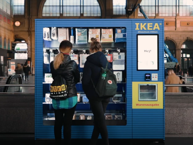 La tienda más pequeña de Ikea es una máquina de vending