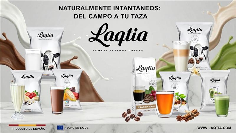Laqtia continúa su crecimiento internacional en las bebidas solubles para distribución automática Laqtia continúa su crecimiento internacional en las bebidas solubles para distribución automática