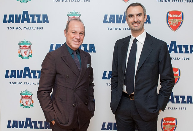 Lavazza, café oficial del Arsenal y el Liverpool Lavazza, café oficial del Arsenal y el Liverpool