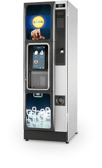 El vending da un paso adelante con la asociación entre Evoca y Hawkr System para actualizar las máquinas de Lidl a distancia