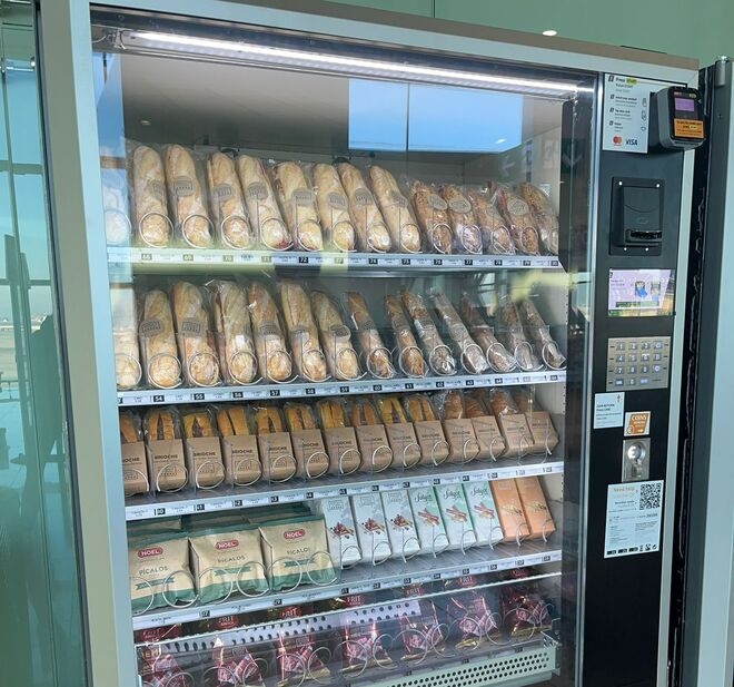 Los bocadillos de jamón llegan al aeropuerto de China a través de la restauración automática