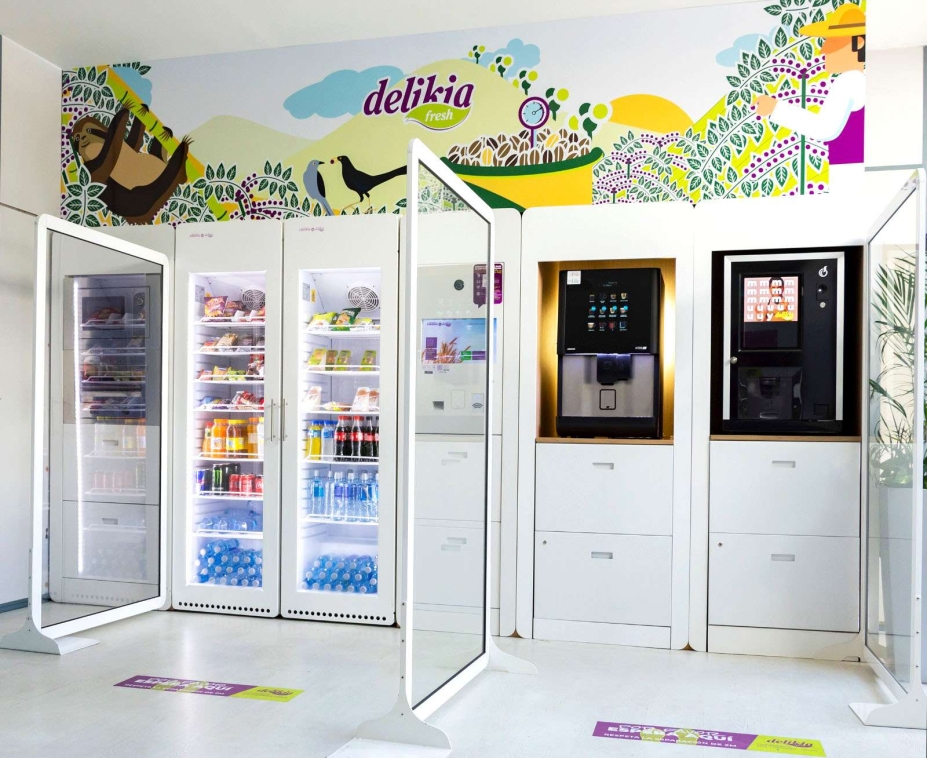 Minimarket: el sustituto vending para las áreas de restauración de las oficinas