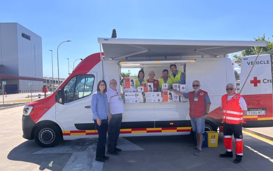Nestlé dona más de 1.500 cápsulas de Nescafé Dolce Gusto a Cruz Roja Girona