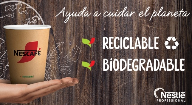 El primer vaso 100% de papel reciclable de Nestlé Chile para el take away El primer vaso 100% de papel reciclable de Nestlé Chile para el take away
