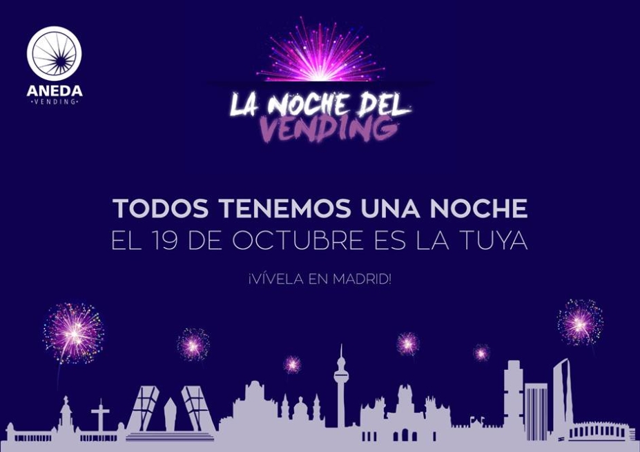 La “Noche del Vending” se celebrará el 19 de octubre en Madrid