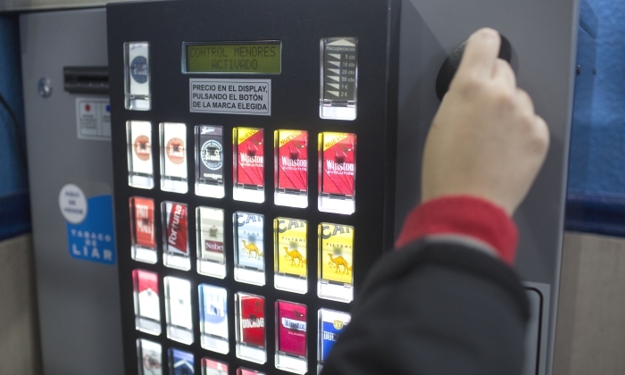 Nofumadores reclama al Gobierno retirar todas las máquinas expendedoras de tabaco en un año Nofumadores reclama al Gobierno retirar todas las máquinas expendedoras de tabaco en un año