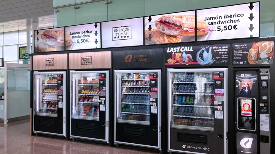 Pagos de última generación para el vending del aeropuerto de Barcelona Pagos de última generación para el vending del aeropuerto de Barcelona