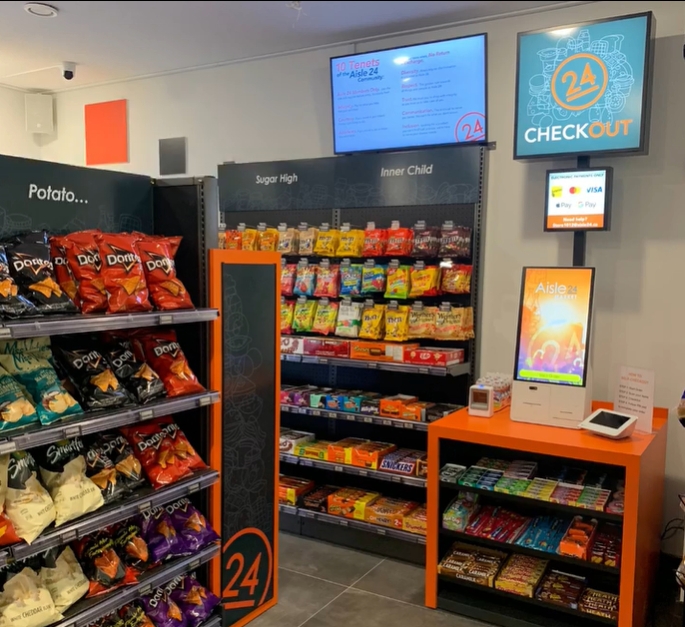 Pasillo 24: de las máquinas de vending a los supermercados sin cajeros Pasillo 24: de las máquinas de vending a los supermercados sin cajeros