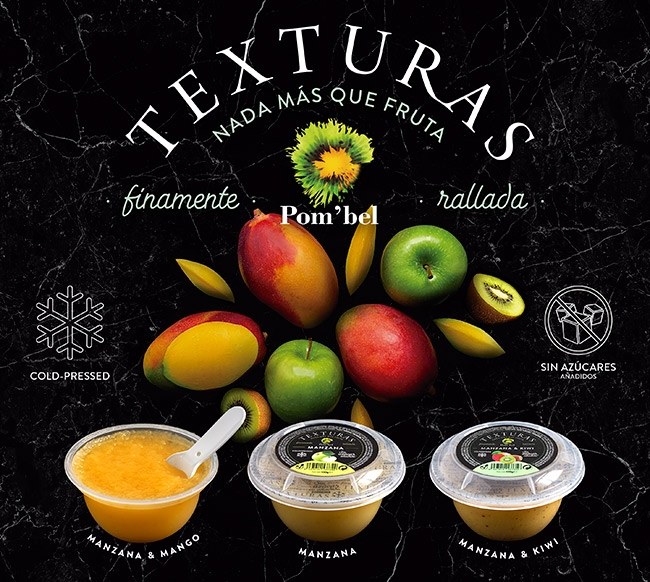 Fruta recién rallada para el vending, llega la revolución con Texturas Fruta recién rallada para el vending, llega la revolución con Texturas