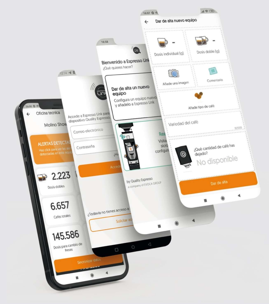 Quality Espresso lanza la app Espresso Link que eleva las prestaciones del molino Q10 Evo