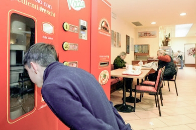 Una franquicia de restaurantes automáticos se cocina en Milán