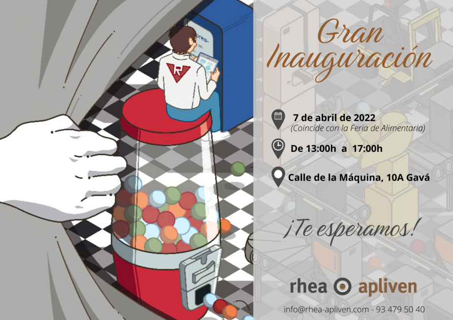 Rheavendors Apliven organiza su gran inauguración coincidiendo con el último día de Hostelco Rheavendors Apliven organiza su gran inauguración coincidiendo con el último día de Hostelco