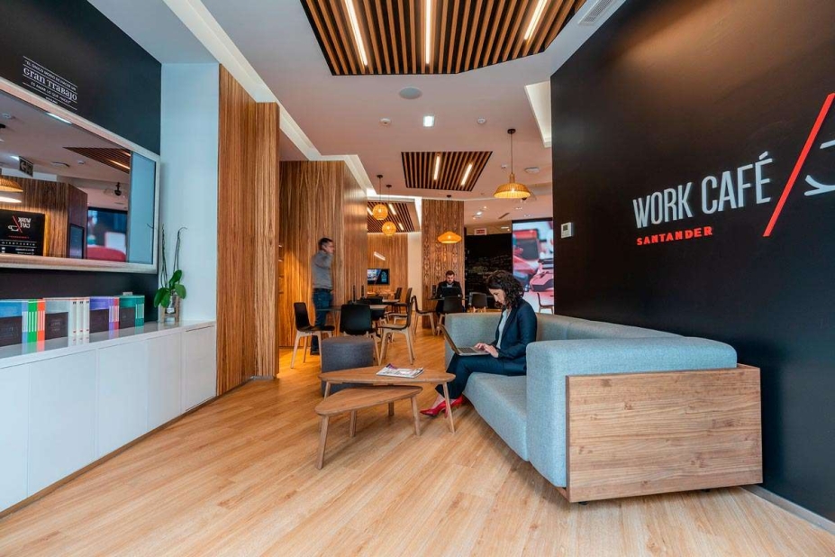 Santander expandirá su modelo Work Café fuera de Madrid