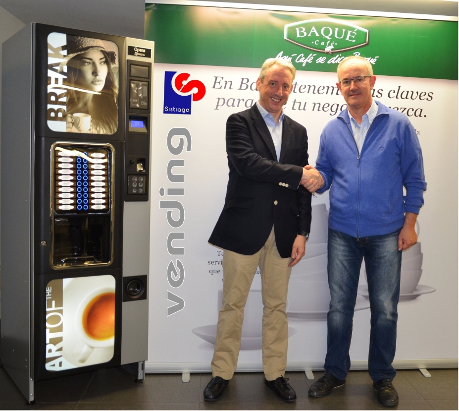 Sistiaga Lasa cierra un acuerdo de distribución con Cafés Baqué Sistiaga Lasa cierra un acuerdo de distribución con Cafés Baqué