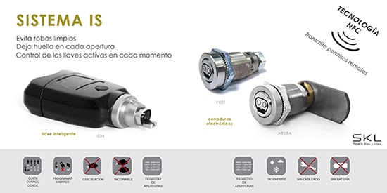SKL impulsa llaves inteligentes para el control de la apertura de máquinas SKL impulsa llaves inteligentes para el control de la apertura de máquinas
