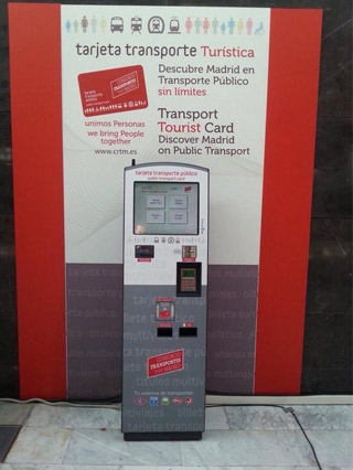 Expendedoras para fomentar el uso del transporte público en Madrid Expendedoras para fomentar el uso del transporte público en Madrid
