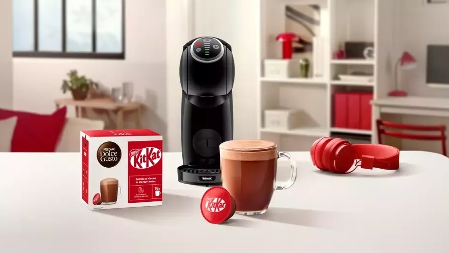Tómate un descanso... Tómate un ¿chocolate caliente Nescafé Dolce Gusto KitKat?