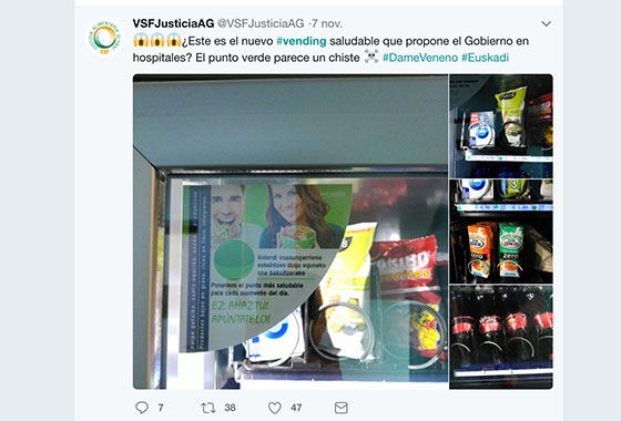 Polémica y críticas sacuden el concepto de vending saludable Polémica y críticas sacuden el concepto de vending saludable