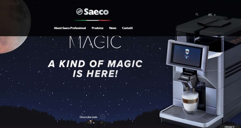 Un espacio digital para descubrir el mundo Saeco: descubre su nueva web en portugués Un espacio digital para descubrir el mundo Saeco: descubre su nueva web en portugués