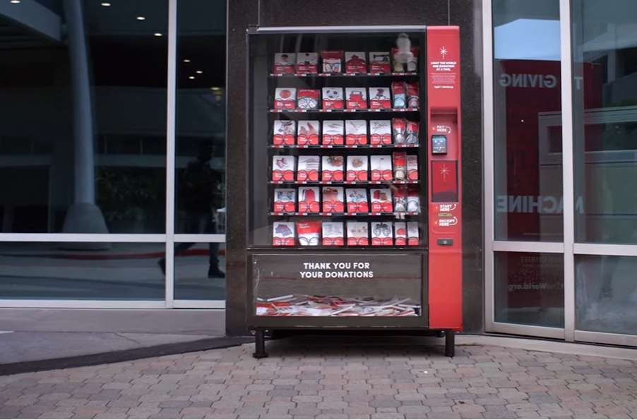 Una Navidad más solidaria a través de las máquinas expendedoras Una Navidad más solidaria a través de las máquinas expendedoras