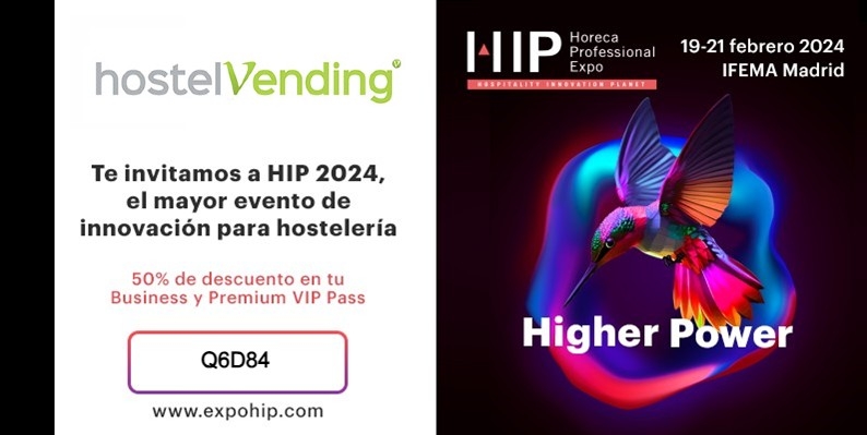 Únete a la revolución horeca: Te invitamos con entradas gratuitas a HIP 2024 Únete a la revolución horeca: Te invitamos con entradas gratuitas a HIP 2024