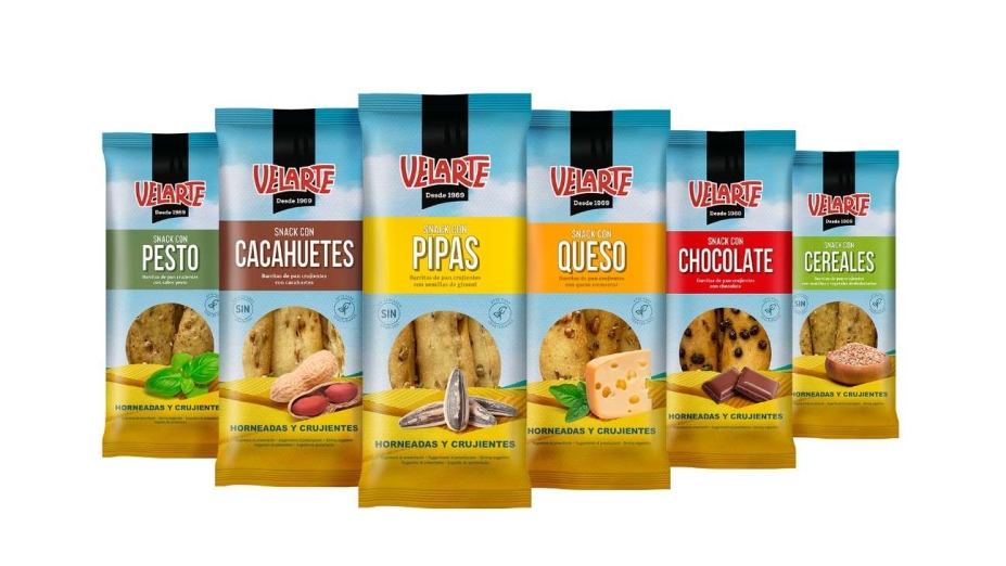 Velarte actualiza el diseño del packaging de sus snacks Velarte actualiza el diseño del packaging de sus snacks