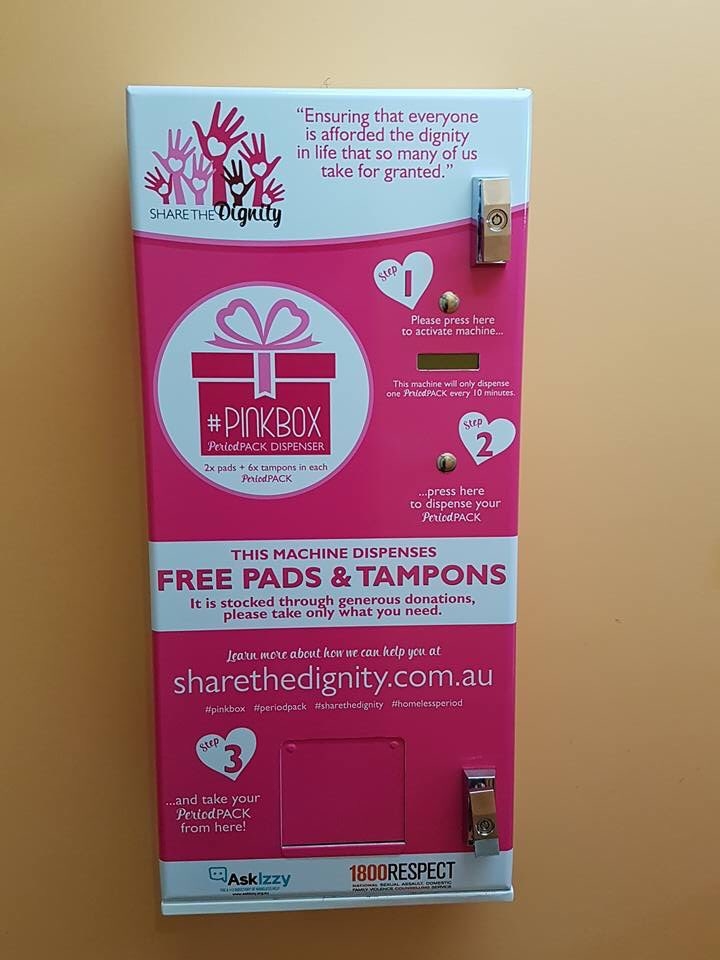 Una máquina vending para 'dispensar dignidad'