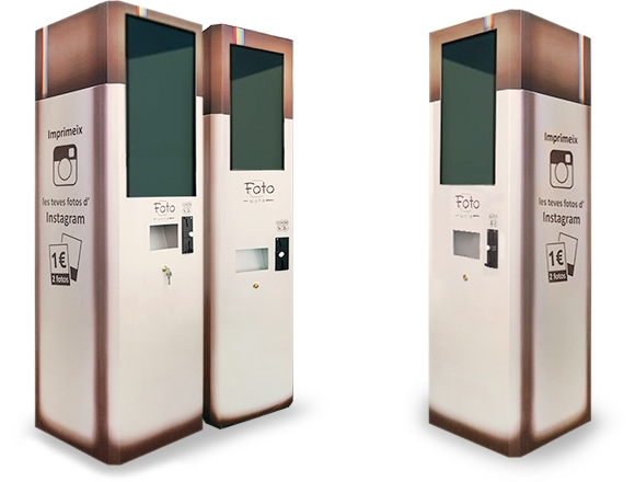 Crean una máquina de vending para imprimir fotos de Instagram Crean una máquina de vending para imprimir fotos de Instagram