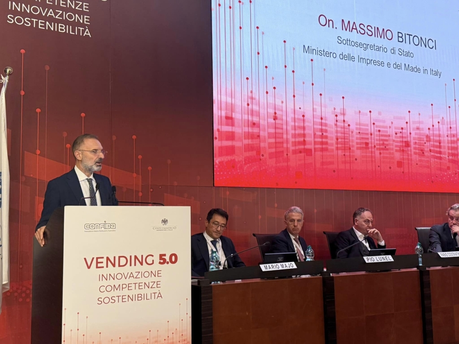 Vending italiano: 'Primer retroceso tras dos años de recuperación post-Covid (2021-2023)’