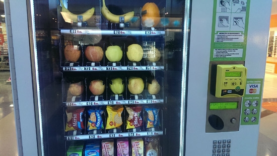 Objetivo Gosasun: Un vending saludable que alcance el 50% de la oferta en las máquinas