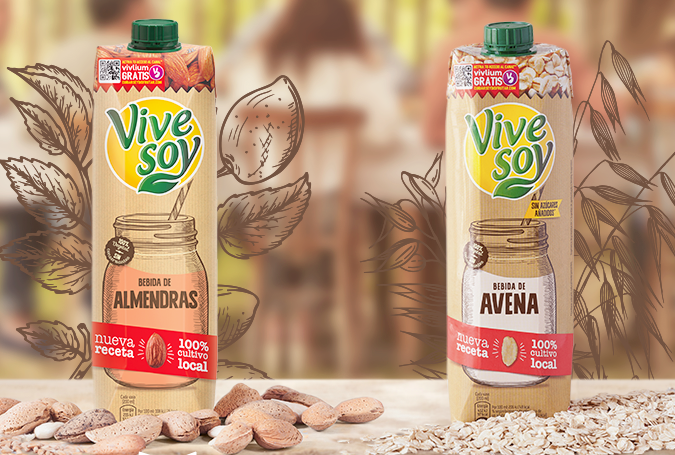 Vivesoy se introduce en el sector de las bebidas vegetales con dos nuevas incorporaciones Vivesoy se introduce en el sector de las bebidas vegetales con dos nuevas incorporaciones
