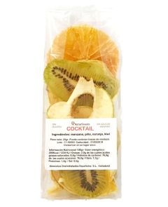 Cocktail de manzana, piña, kiwi y naranja Cocktail de manzana, piña, kiwi y naranja