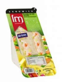 Sandwich ensalada del mar y piña Sandwich ensalada del mar y piña