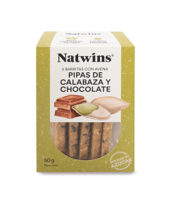 BARRITAS PIPAS DE CALABAZA Y CHOCOLATE