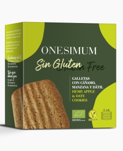 Galletas de cañamo y datil sin gluten