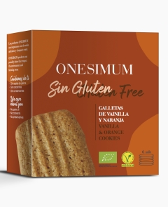 Galletas vainilla y naranja sin gluten