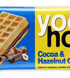 Gofre Relleno de Crema de Chocolate y Avellanas